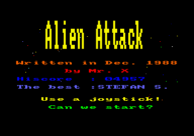 Alien Attack — sstitle (EU)