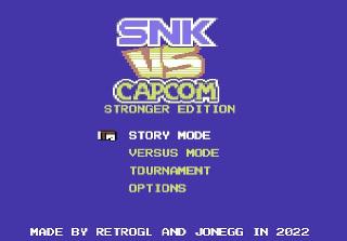 SNK vs CAPCOM - Stronger Edition — sstitle (WOR)