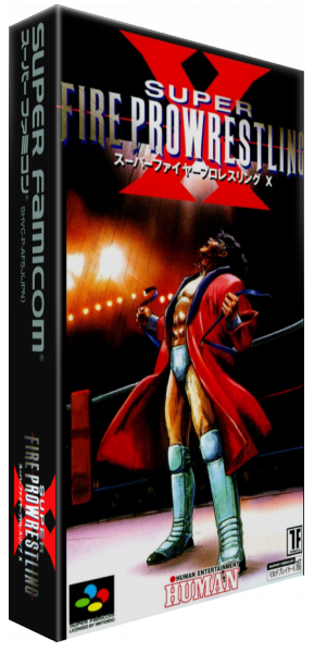 Super Fire Pro Wrestling X — box-3D (JP)