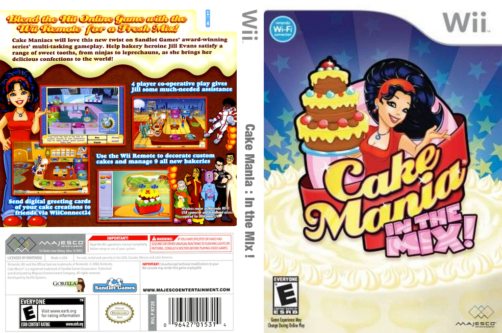 Cake Mania - In the Mix! — box-texture (US)