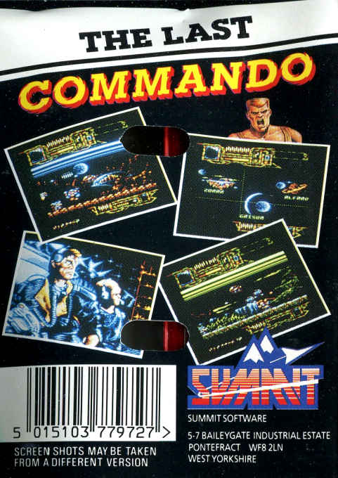 Last Commando, The — box-2D-back (EU)