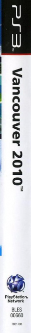 Vancouver 2010 - Le Jeu Vidéo Officiel Des Jeux Olympiques — box-2D-side (DE)