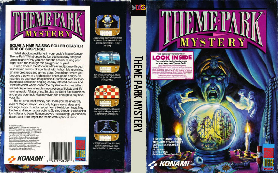 Theme Park Mystery — box-texture (US)