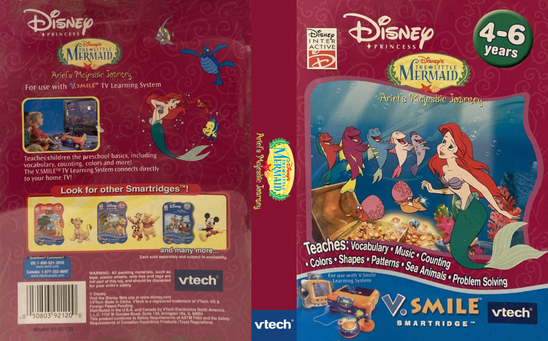 Little Mermaid - Ariel's Majestic Journey, The — box-texture (US)