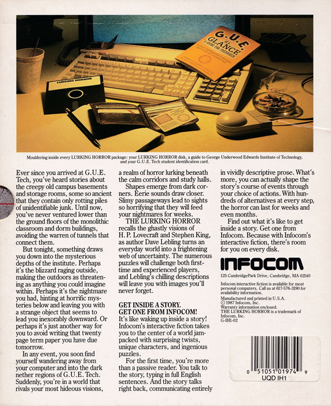 Lurking Horror, The — box-2D-back (EU)