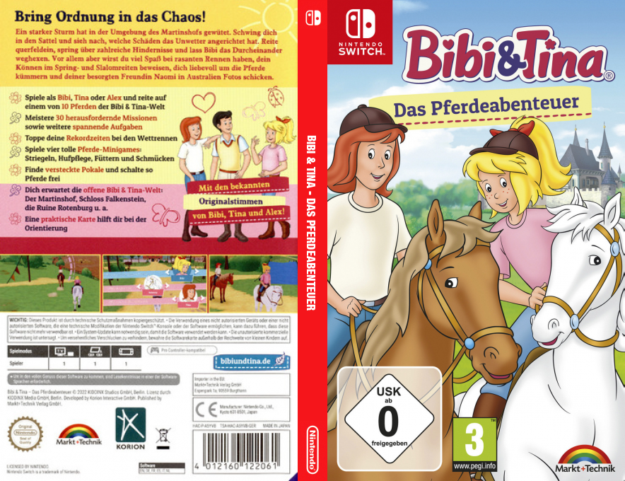 Bibi & Tina – Das Pferdeabenteuer — box-texture (DE)