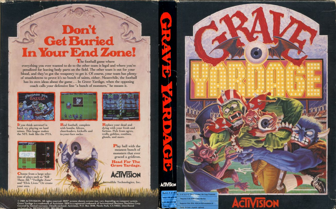 Grave Yardage — box-texture (US)
