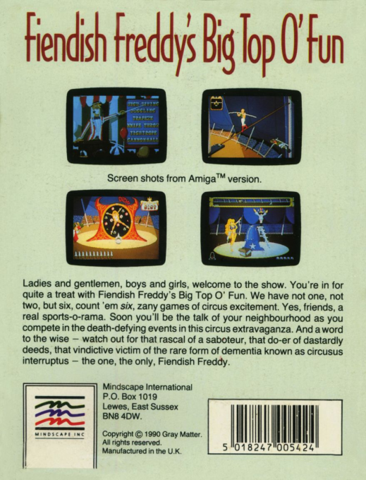 Fiendish Freddy's Big Top O' Fun — box-2D-back (EU)