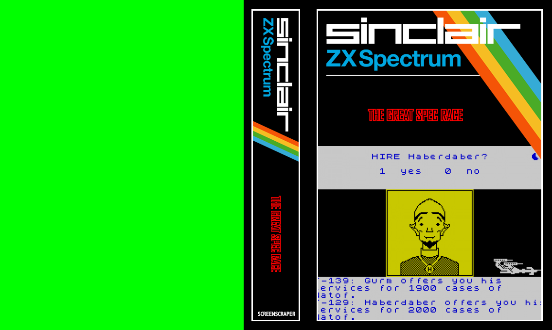 The Great Spec Race — box-texture (SS)
