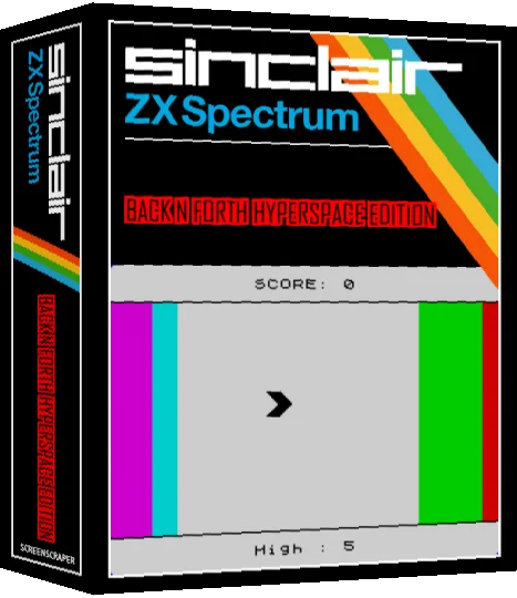 Back N Forth Hyperspace Edition — box-3D (SS)