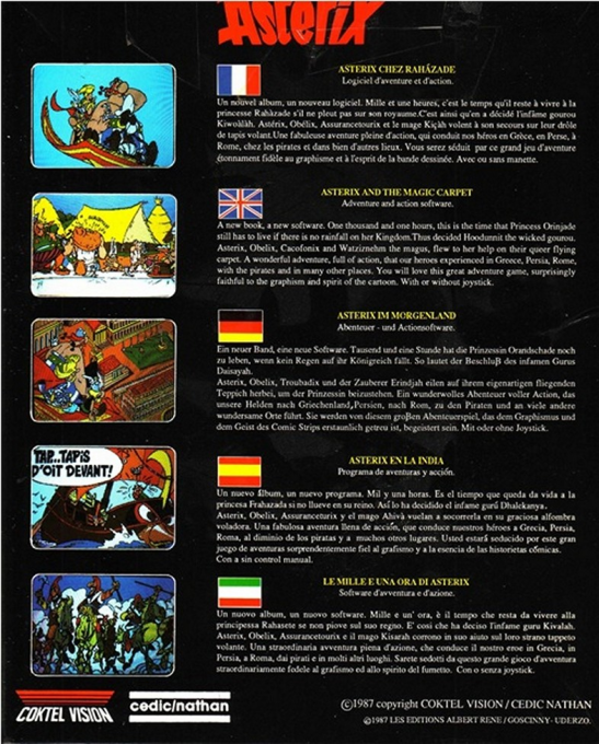 Asterix And The Magic Carpet — box-2D-back (EU)