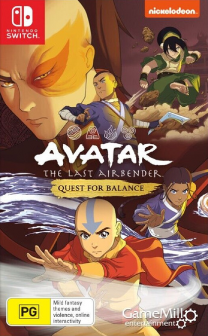 Avatar The Last Airbender - Quest for Balance — box-2D (AU)