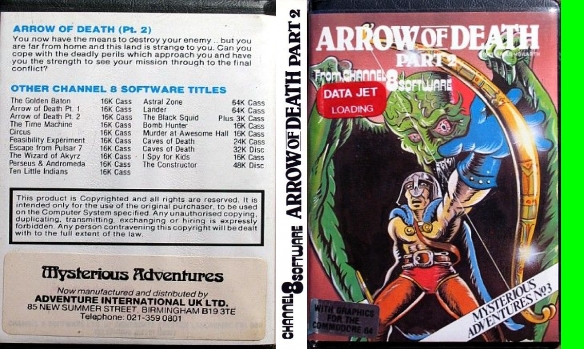Arrow of Death : Part II — box-texture (WOR)