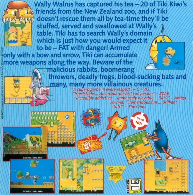 NewZealand Story, The — box-2D-back (CUS)