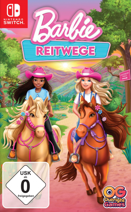 Barbie Horse Trails — box-2D (DE)