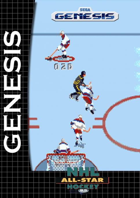 Nhl All-star Hockey '95 — box-2D (SS)