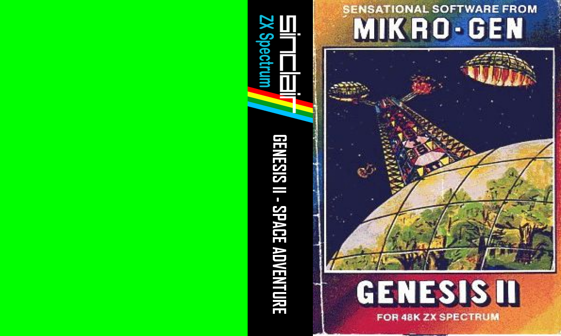 Genesis II - Space Adventure — box-texture (WOR)