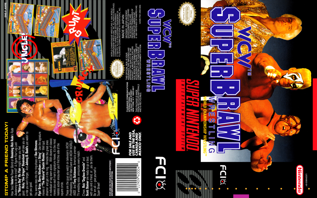 Wcw Superbrawl Wrestling — box-texture (US)