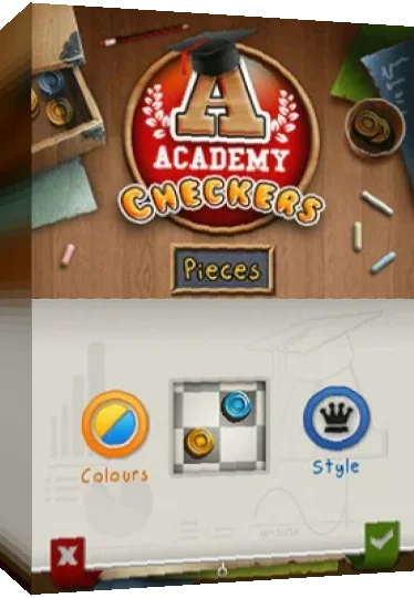 Academy Checkers — box-3D (WOR)