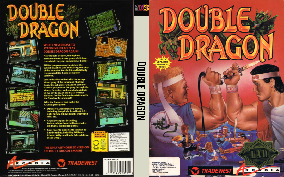 Double Dragon — box-texture (US)