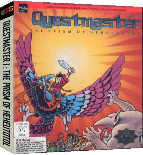 Questmaster 1 - The Prism Of Heheutotol — box-3D (US)