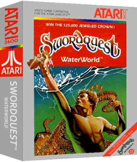 SwordQuest - WaterWorld — box-3D (US)