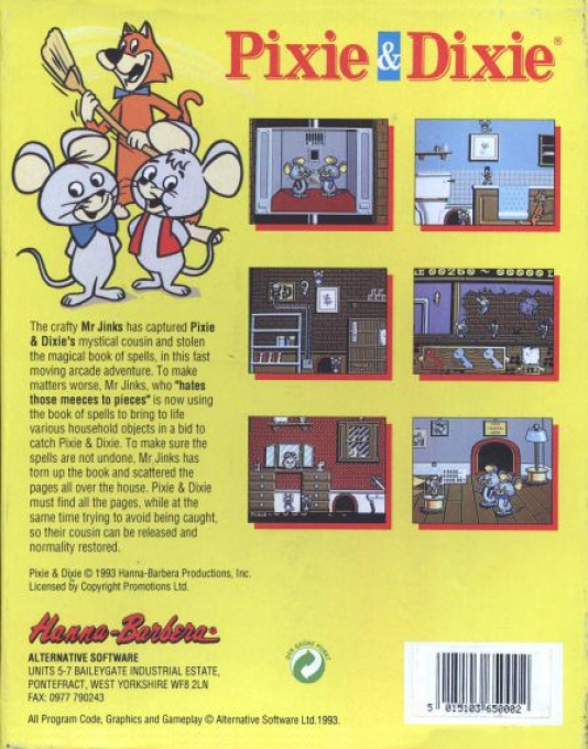 Pixie & Dixie featuring Mr Jinks — box-2D-back (EU)