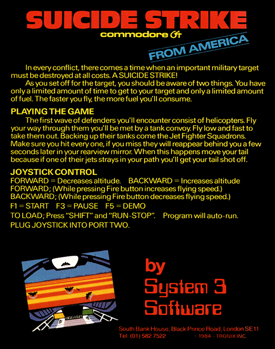 Suicide Strike — box-2D-back (EU)
