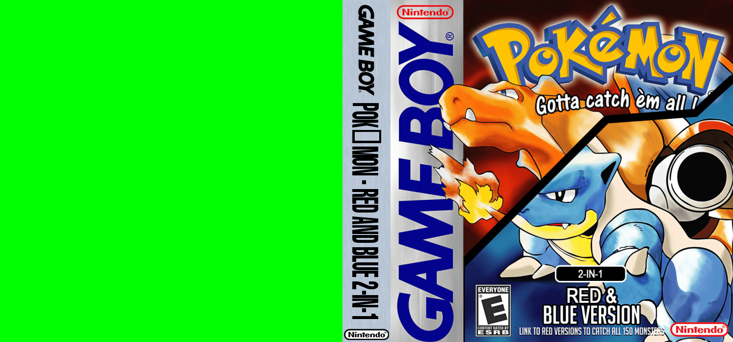 Pokémon - Red And Blue 2-in-1 — box-texture (US)