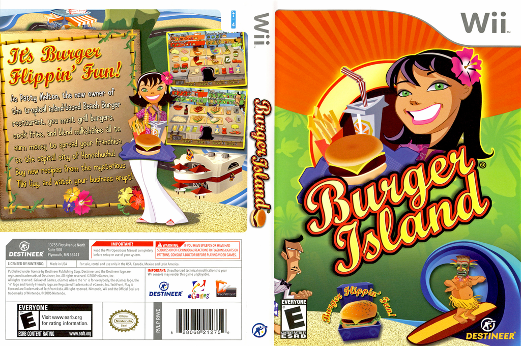 Burger Island — box-texture (US)