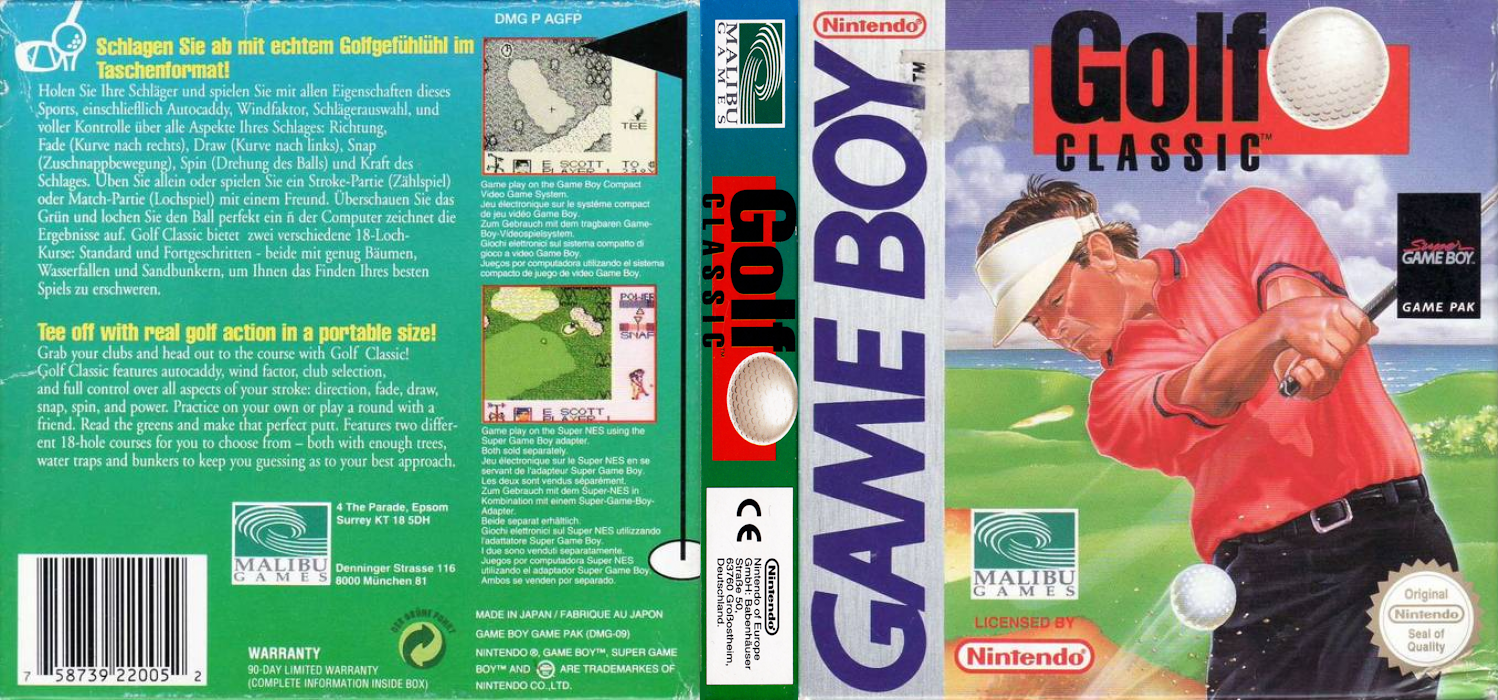Sports Illustrated - Golf Classic — box-texture (EU)