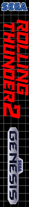Rolling Thunder 2 — box-2D-side (SS)