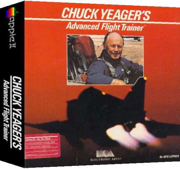 Chuck Yeager's Advanced Flight Trainer — box-3D (US)