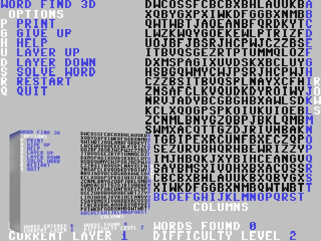 Word Find 3-D — mixrbv2 (WOR)