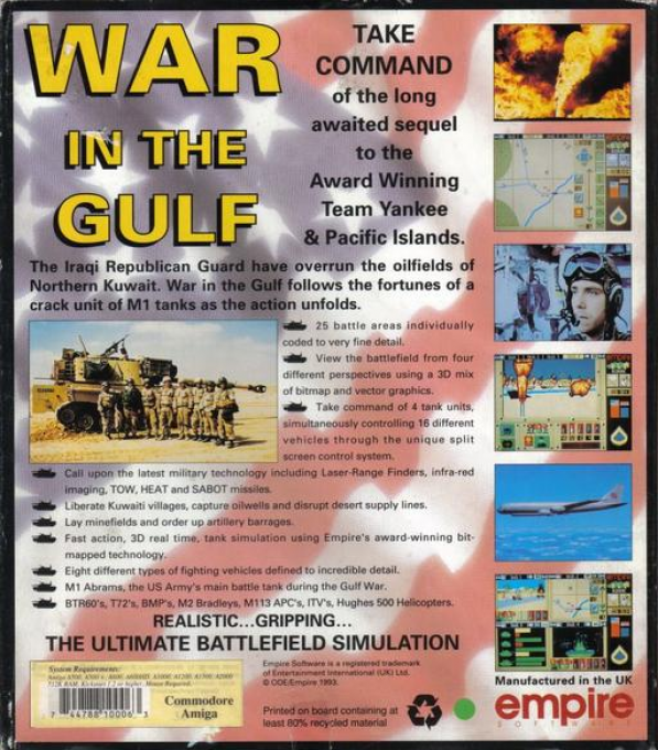 War in the Gulf — box-2D-back (EU)