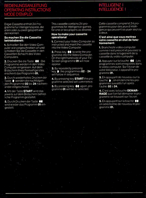 Intelligence I — box-2D-back (EU)