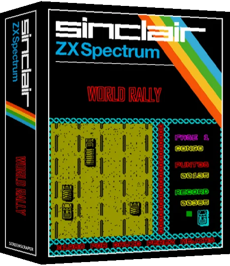 World Rally — box-3D (SS)