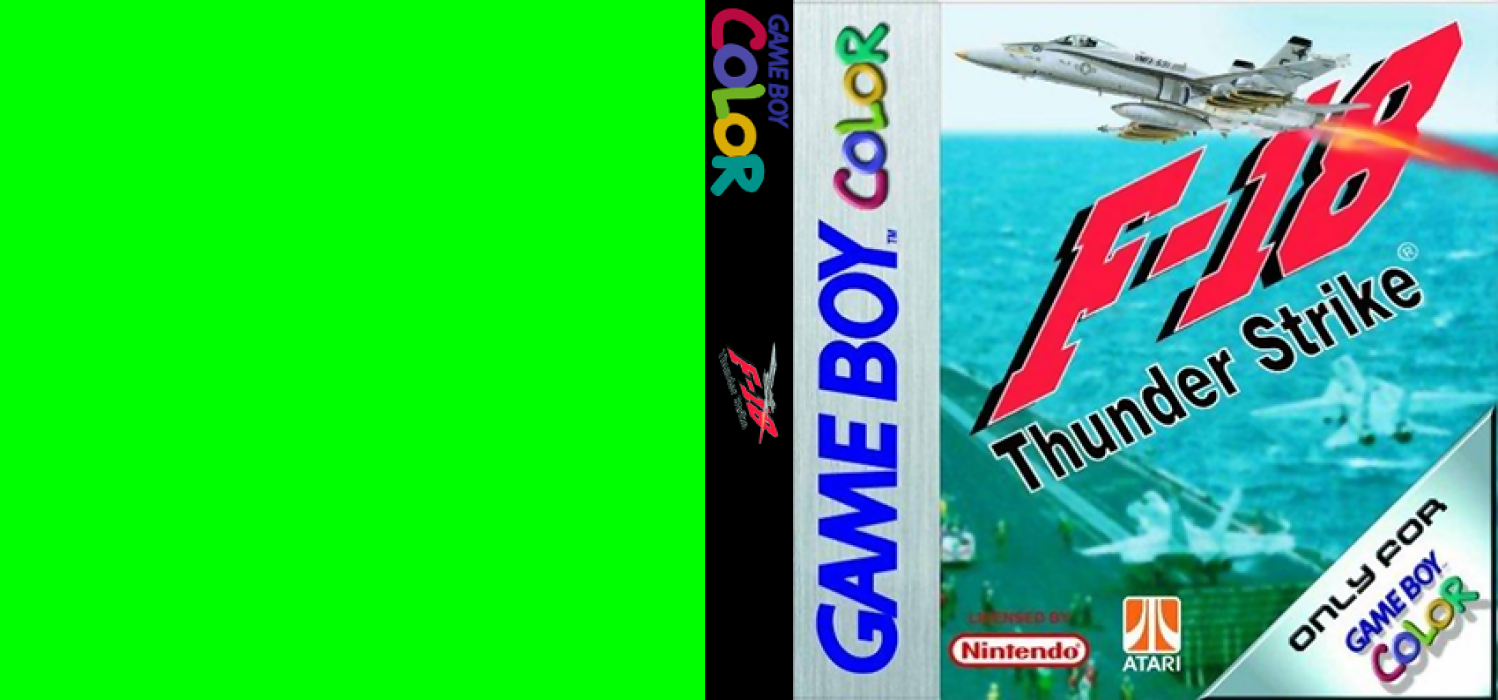 F-18 Thunder Strike — box-texture (EU)