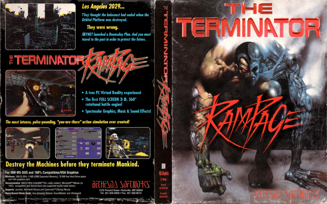 Terminator, The - Rampage — box-texture (EU)
