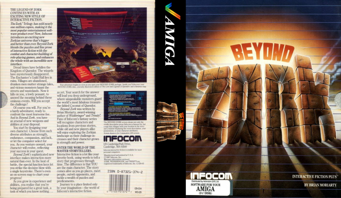 Beyond Zork - The Coconut of Quendor — box-texture (US)