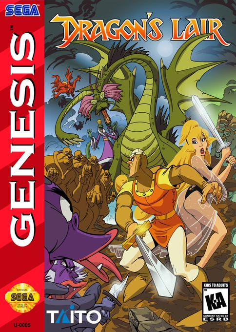 Dragon's Lair - The Adventure Continues — box-2D (US)