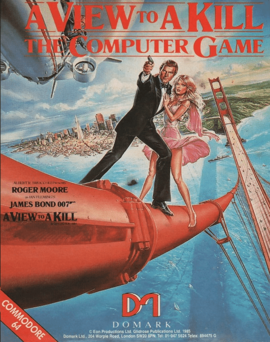A View to a Kill - The Computer Game box art