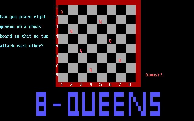 Eight Queens box art