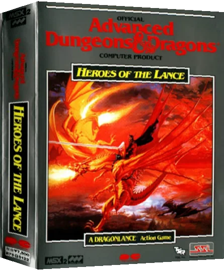 Heroes of the Lance — box-3D (JP)