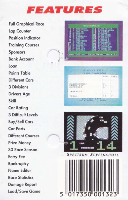 Banger Racer — box-2D-back (EU)