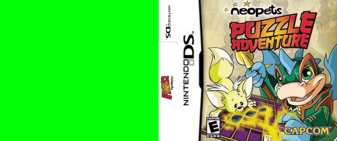 Neopets Puzzle Adventure — box-texture (US)