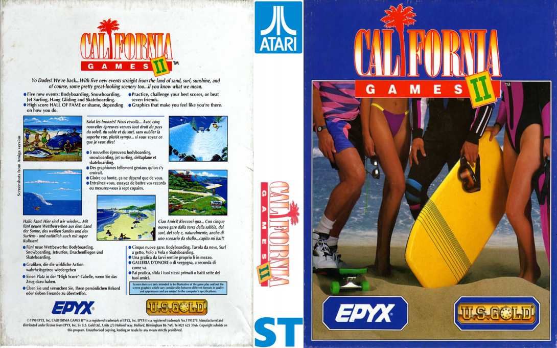 California Games 2 — box-texture (EU)