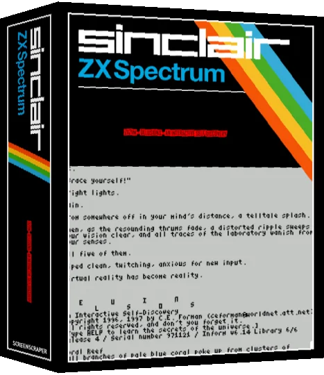 ZxZvm - Delusions - An Interactive Self Discovery — box-3D (SS)