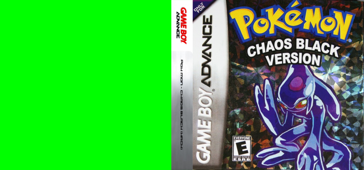 Pokémon - Chaos Black — box-texture (US)