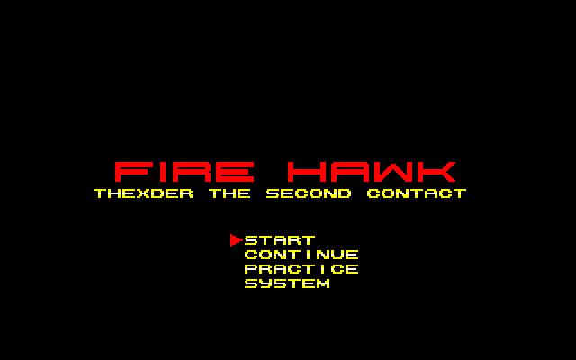 Fire Hawk - Thexder - The Second Contact — sstitle (JP)
